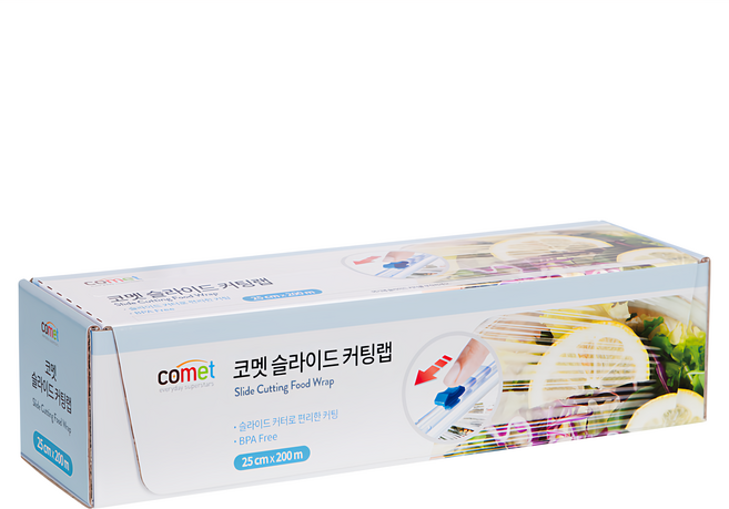 comet 滑刀式保鮮膜, 200m, 1捲