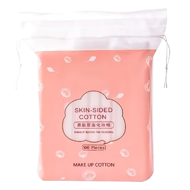 小麥購物 加厚三層卸妝棉 S314 58g, 4包, 100張