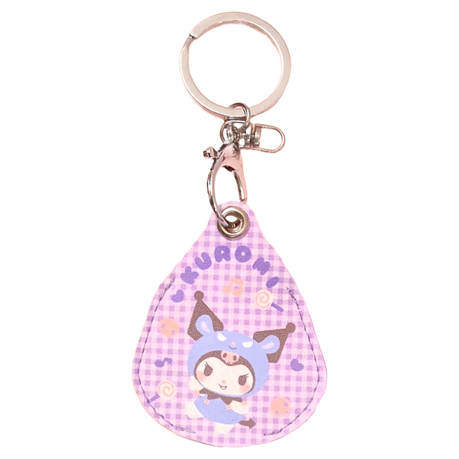 Sanrio 三麗鷗 兩用感應扣鑰匙套 CA941-4 7 x 5.5cm, 酷洛米 紫色, 1個