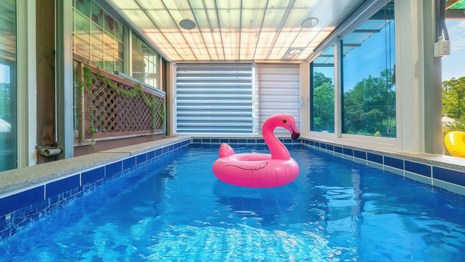 [경주시] |와우회원10%할인| 경주 개울가 풀빌라 펜션