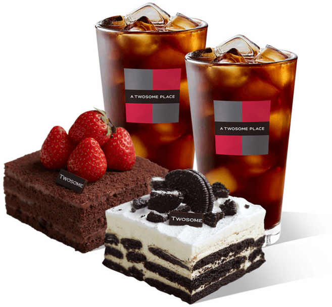 [실시간e쿠폰] [투썸플레이스] 모바일 교환권 세트메뉴 구성 (음료&케이크)