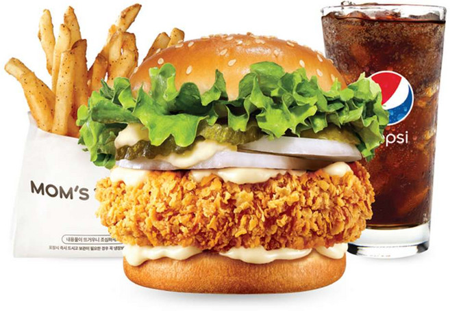 [실시간e쿠폰] [맘스터치] 모바일 교환권 싸이버거 세트 외