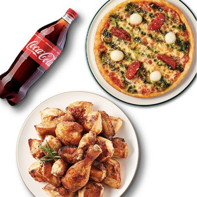 [실시간e쿠폰] ※보상쿠폰 사용불가※[굽네치킨] 시카고피자 등 굽네 치킨+피자 세트 모음 