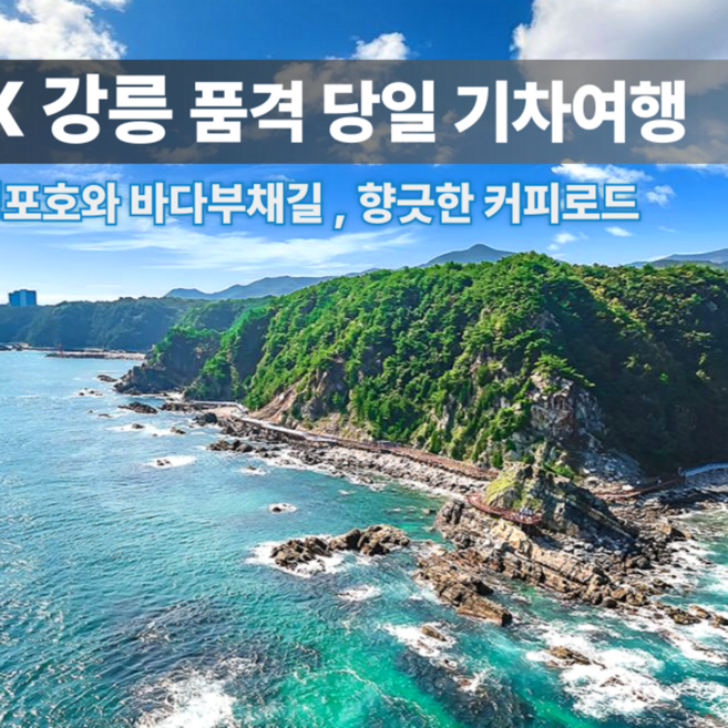 2위 - [KTX 당일]  경포호와 커피향 가득한 강릉하루  품격패키지 코레일 기차여행