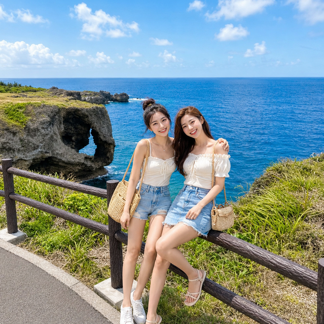 2위 - [일본] [오키나와 북부] 1일 버스투어 츄라우미 수족관 티켓 포함 자유여행 유투어버스