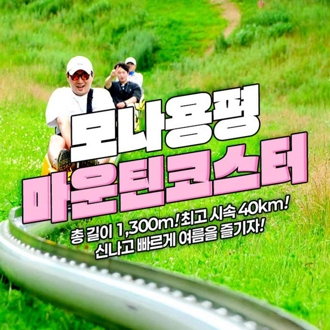 [평창] 모나용평 마운틴코스터 춘계시즌 이용권(4/25~7/16)