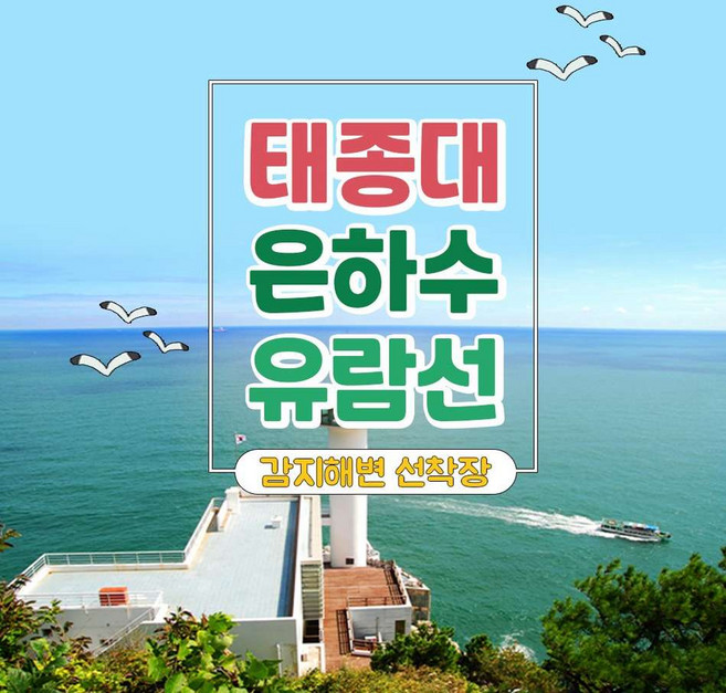 [부산 영도] 은하수유람선 - 영도 태종대유람선 크루즈 왕복 승선권