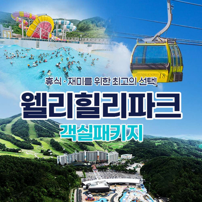 2위 - [강원] (당일예약불가) 웰리힐리파크 워터파크/야외레포츠PKG (성수기/극성수기)