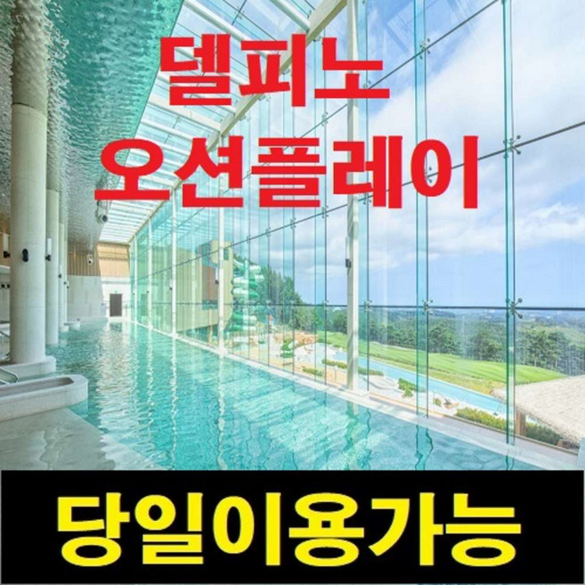 [문자전송] [당일가능]★특가판매★소노캄 델피노 오션플레이 종일이용권