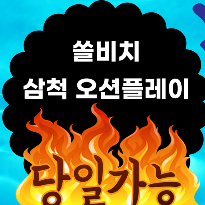 4위 - [삼척] [반짝 딜]삼척 쏠비치 오션플레이 종일권 당일사용가능 대인소인 모바일전송