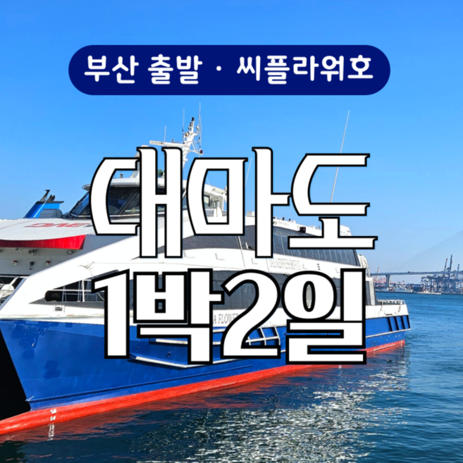 [대마도] 대마도 씨플라워호 1박2일 패키지 이즈하라 히타카츠 관광 단체여행 환영