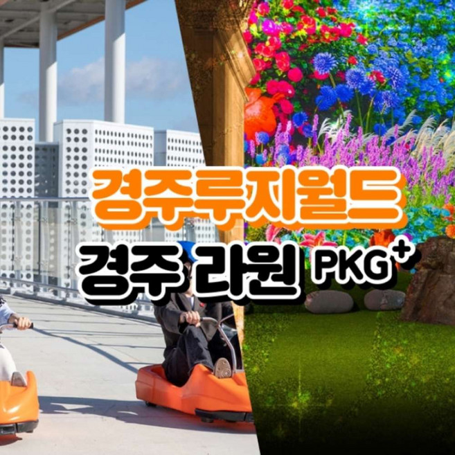 [경주] [경주가볼만한곳] 경주 루지월드+라원 미디어아트 패키지 이용권