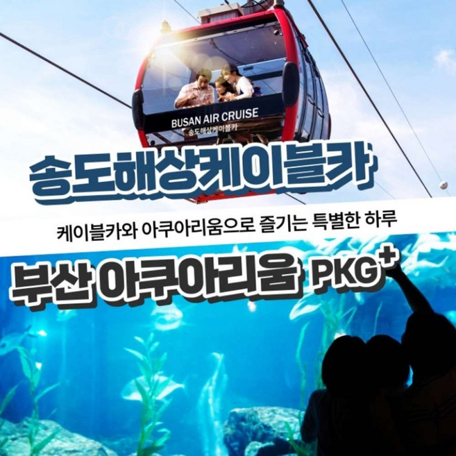 7위 - [부산] 부산 아쿠아리움+송도해상케이블카PKG
