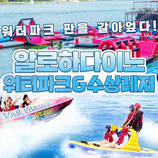 10위 - [가평] [골드박스] 가평 핫서머,핫플레이스! 알로하다이노 워터파크&수상레저
