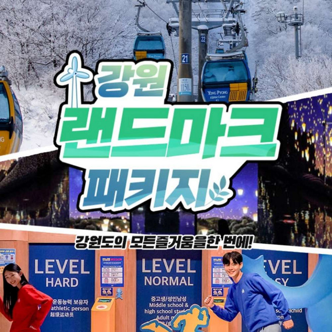 5위 - [강원] 랜드마크 패키지 이용권