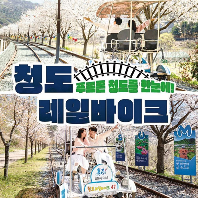 [청도] 레일바이크 할인 이용권