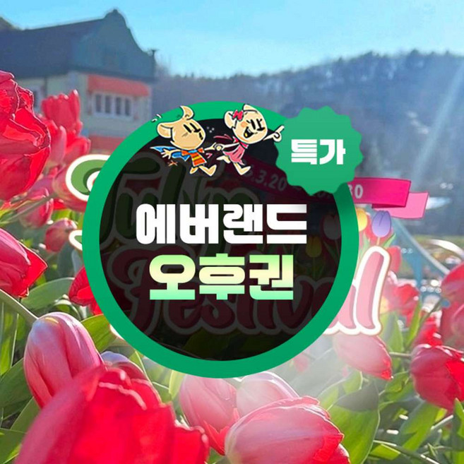 [용인] ★특가★ 에버랜드 오후이용권 (~26/5/31)