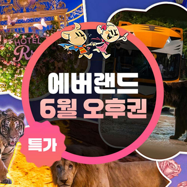 [용인] ★특가★ 에버랜드 오후이용권