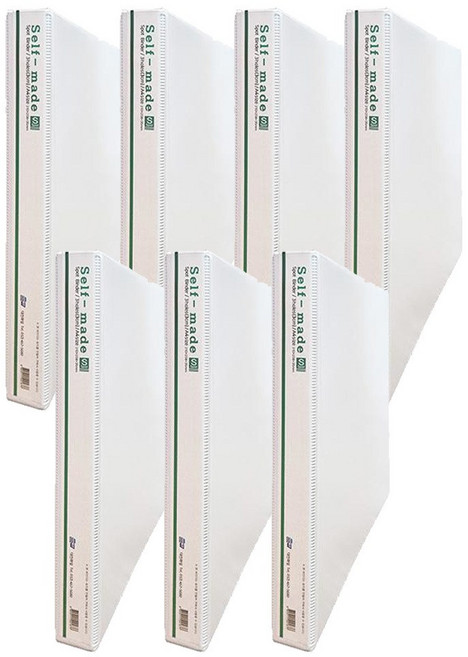 백투명 3공D링바인더(A4), 7개, 3cm