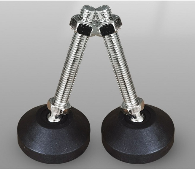 스텐 조절좌 높낮이 조절용 조절좌볼트 방진용 경하중 각도조절 장식장 가구 조절 발 받침 빅헤드 높낮이 조절볼트, 8개