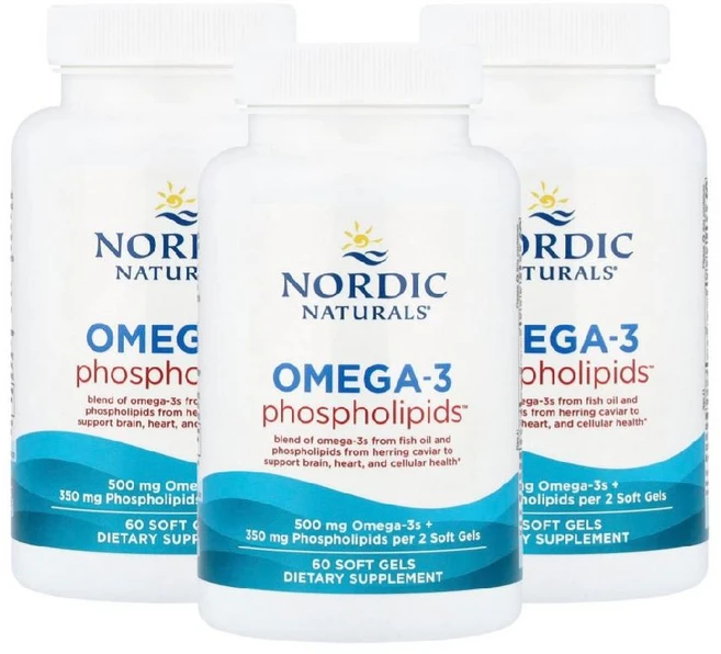1+1+1 노르딕내추럴스 오메가3 포스포리피드 소프트젤60정 피쉬오일 fishoil 생선오일 오메가쓰리, 60정 - 쿠팡