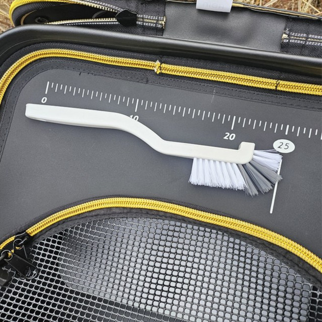 텐피스 간편 밑밥통 청소솔 바칸브러쉬 스크래퍼, 1개, 화이트