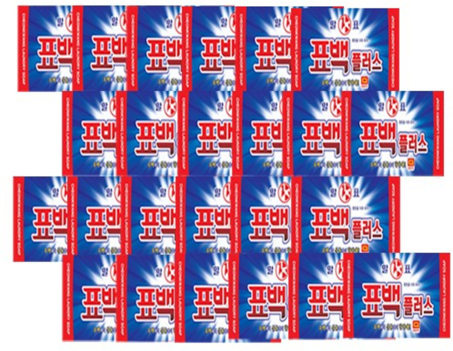 말표 표백 플러스 비누 400g, 24개