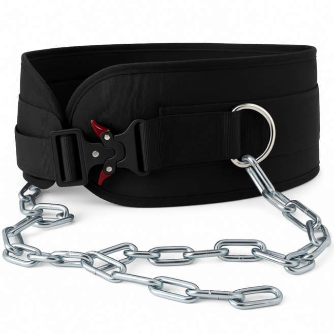 바이이레 턱걸이 중량 슬링 딥벨트, 630g, 블랙