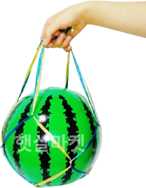 햇살마켓 수박끈 낱개 (수박공은 별도입니다.), 2. 중형 (손잡이X), 1개