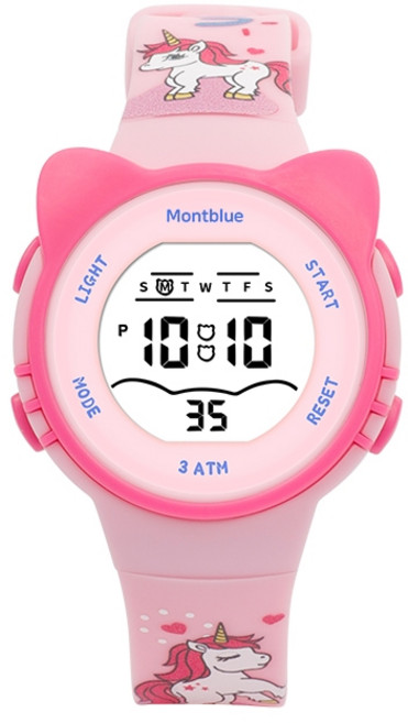 몽블루 KC인증 초등학생 어린이 아동 패션 전자 디지털 손목시계
