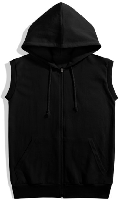 남녀공용 특양면 후드집업조끼 (MDBT283TW)