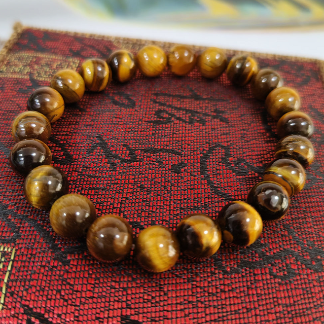 모다이 호안석 팔찌 여성 남성 특7A 천연 원석 염주