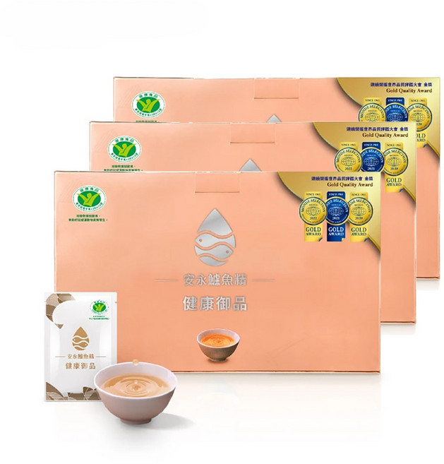 安永鮮物 健康御品鱸魚精 15入 x 3盒 常溫, 45個, 60ml