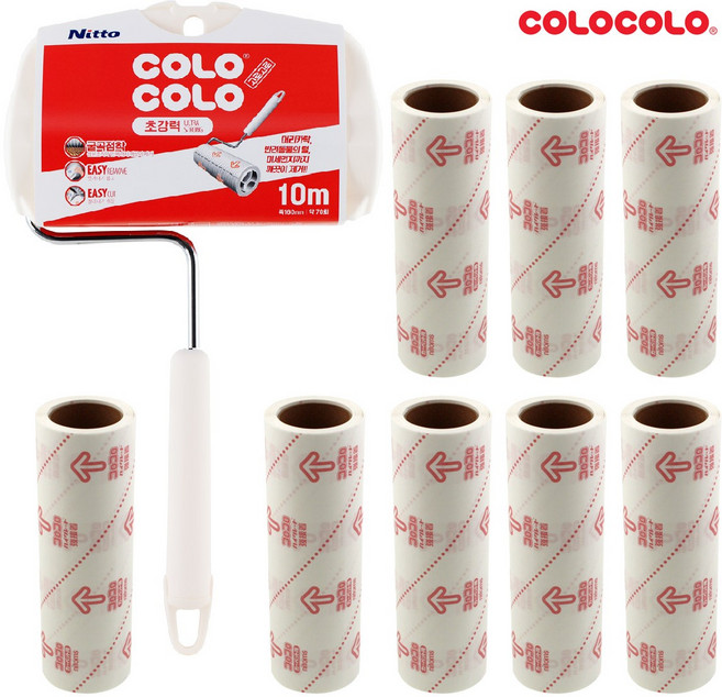 고로고로 초강력 본체(리필10M포함) + 리필 8M * 8개, 1세트