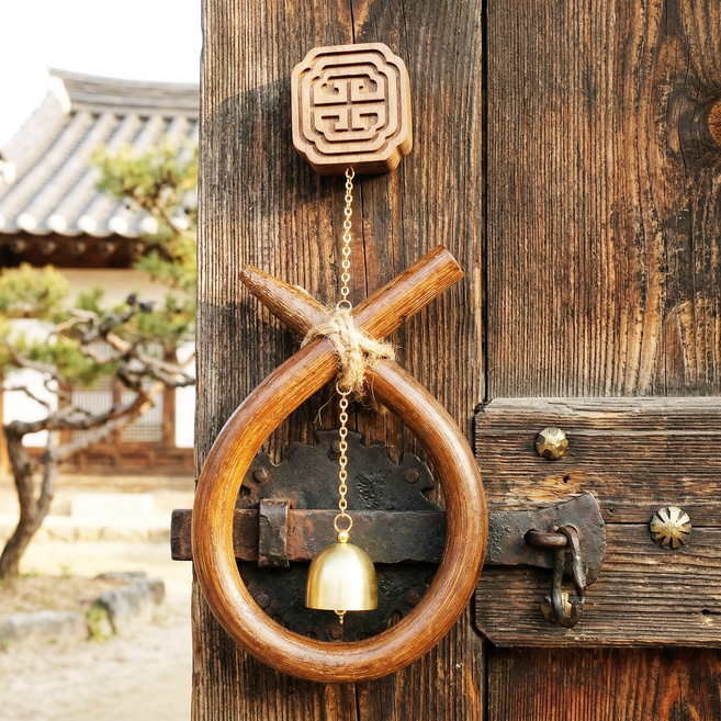 수제 국산 코뚜레 소뚜레 액막이 소코뚜레 문종 현관종 현관문종 개업 집들이 외국인 선물