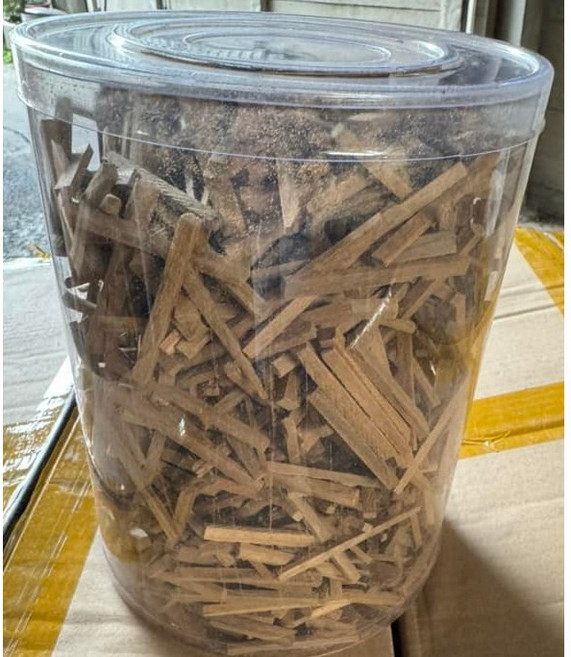 老山檀香棒 450克罐裝, 1個, 肖楠棒（一斤裝）,【收據】