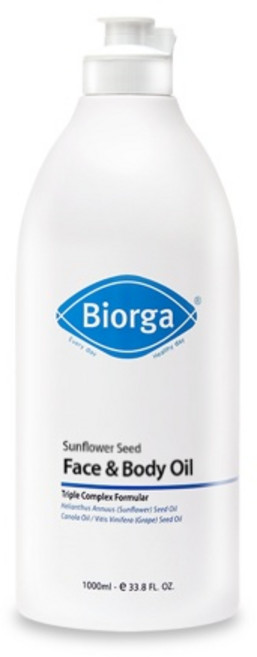 바이오가 썬플라워씨드 바디 오일 1000ml 대용량, 1L, 1개