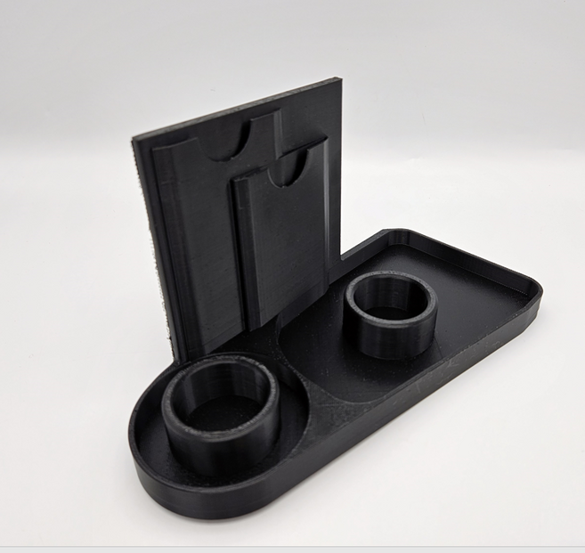 테슬라 DC콤보 + j1772 + 충전카드 3종 보호 거치대 하드 케이스, 블랙, 1개