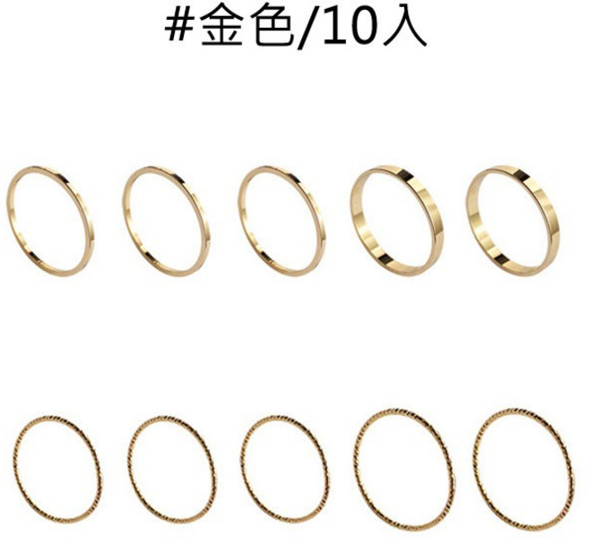 人魚朵朵 合金戒指 簡約設計波浪女戒
