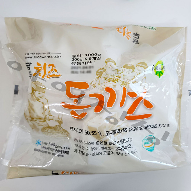 [아이싱싱]담두 치즈돈까스, 1개, 1kg