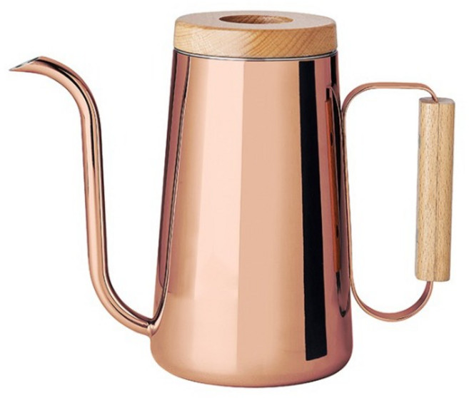 핸드드립포트 800ml 쿠퍼 동도금 (TOASTLIVING Hand), 1p, 1개