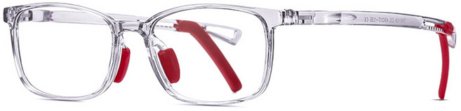 주니어 네모 안경테 블루라이트차단 안경 초등 학생 고학년 안경태 귀받침포함