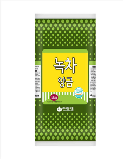 대두식품 녹차앙금 55M 5KG, 2개
