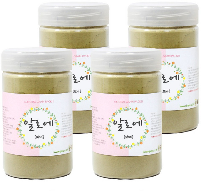 천연팩 알로에가루 120g 통포장 숲으로허브 곡물팩 알로에팩, 1개입, 4개