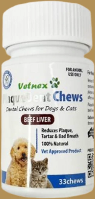 벳넥스 치석제거 플라그 덴탈 츄 33g, 1개 - 쿠팡