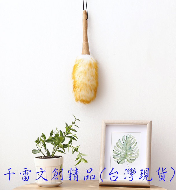 木柄可伸縮清潔刷 雞毛撢子, 1個