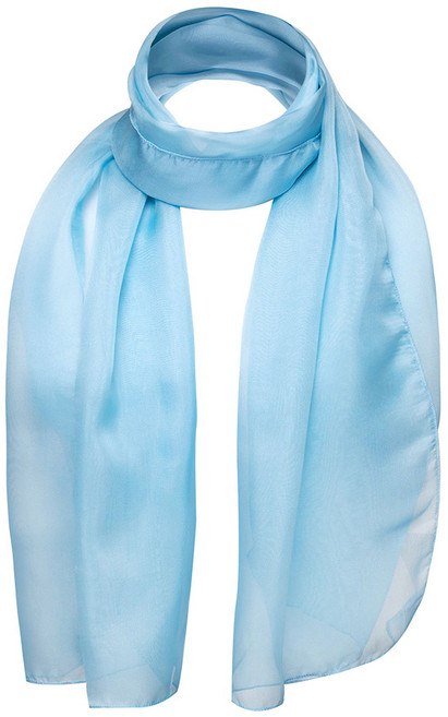 베이직센스 여성 쉬폰 무지 롱스카프 간절기 봄 데일리 단체 머플러