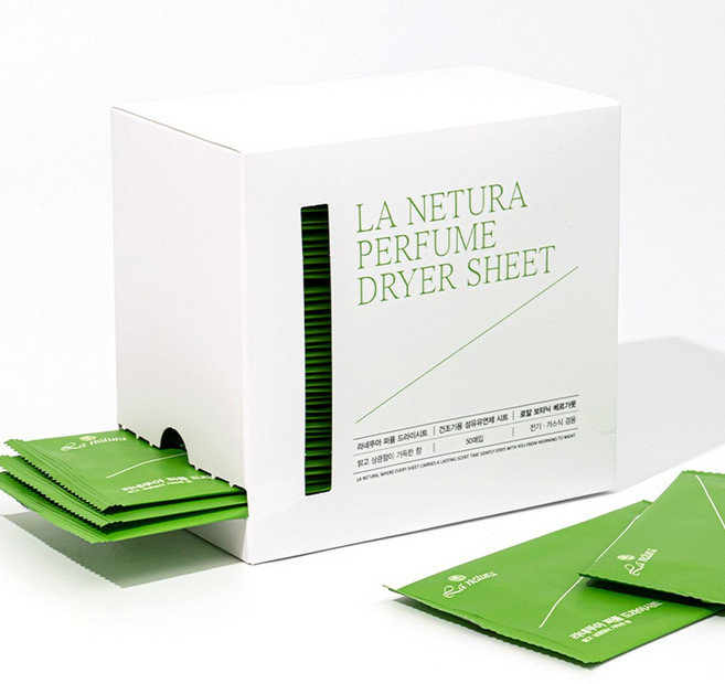 [1+1] 네츄럴오가닉 퍼퓸샤워 드라이시트 메쉬홀 먼지흡착 고농축 섬유유연제 건조기시트 포장 50매 2박스, 코벤트 가든 블룸, 로얄보타닉 베르가못, 2개, 50개입