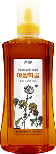 국내산 소백산 천연벌꿀 야생화벌꿀 1kg, 1개
