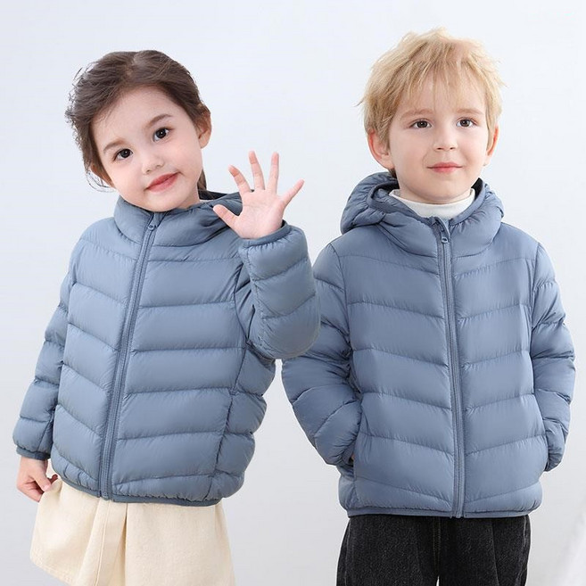 케이유유컴퍼니 키즈 경량패딩 오리털 후드덕다운